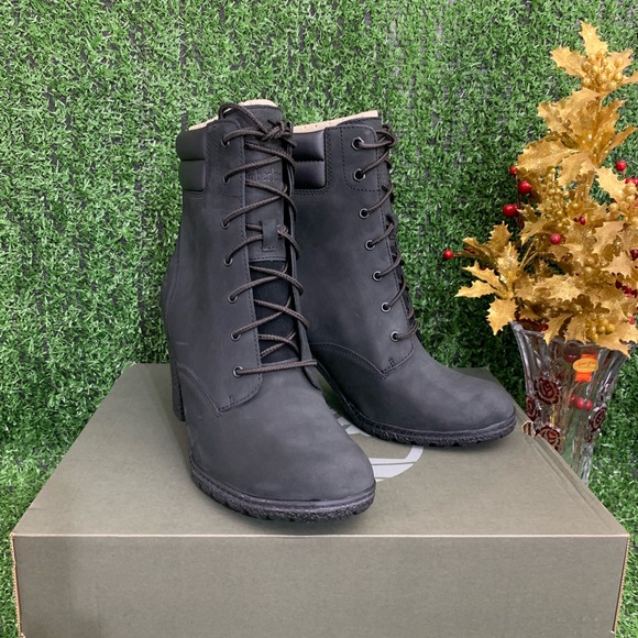 TIMBERLAND WOMENS TILLSTON LACE-UP BOOT - BLACK - Picture 3 of 10